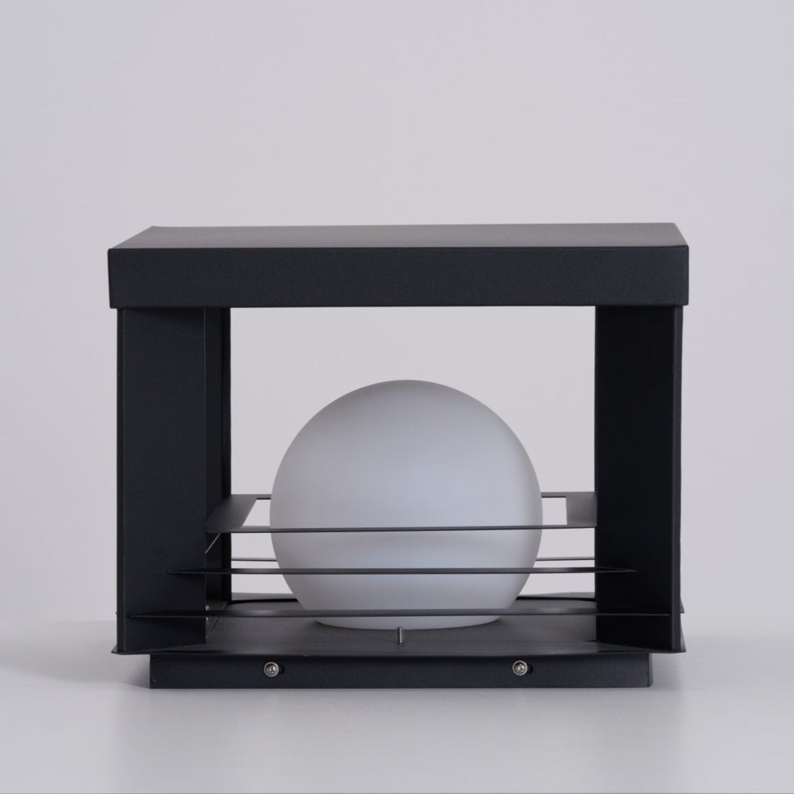 Lunar Crate Outdoor Table Lamp – Modern LED Garden Light