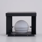 Lunar Crate Outdoor Table Lamp – Modern LED Garden Light