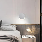 Lunar Eclipse LED Pendant Light – Modern Minimalist Ceiling Lamp for Bedroom & Dining Room