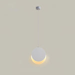 Lunar Eclipse LED Pendant Light – Modern Minimalist Ceiling Lamp for Bedroom & Dining Room