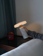 Lunara Marble Table Lamp with Opaline Glass Shade
