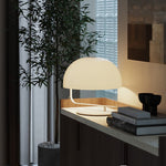 Lunarae Sculptural Table Lamp with Dome Shade for Modern Interiors