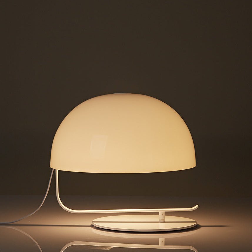 Lunarae Sculptural Table Lamp with Dome Shade for Modern Interiors