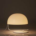 Lunarae Sculptural Table Lamp with Dome Shade for Modern Interiors