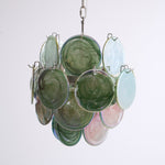 Lunaria Disc Glass Chandelier – Handcrafted Murano Glass Pendant Light