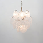 Lunaria Disc Glass Chandelier – Handcrafted Murano Glass Pendant Light