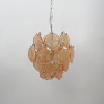 Lunaria Disc Glass Chandelier – Handcrafted Murano Glass Pendant Light