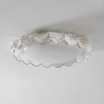 Lunaria Veil Flush Mount Ceiling Light – Modern Designer LED Lamp