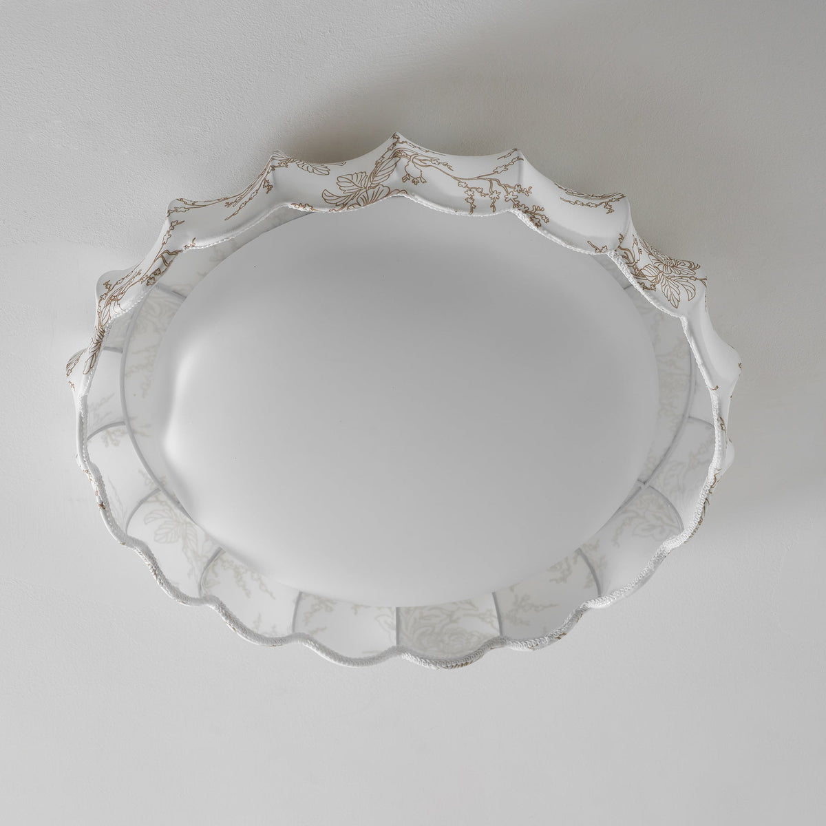 Lunaria Veil Flush Mount Ceiling Light – Modern Designer LED Lamp