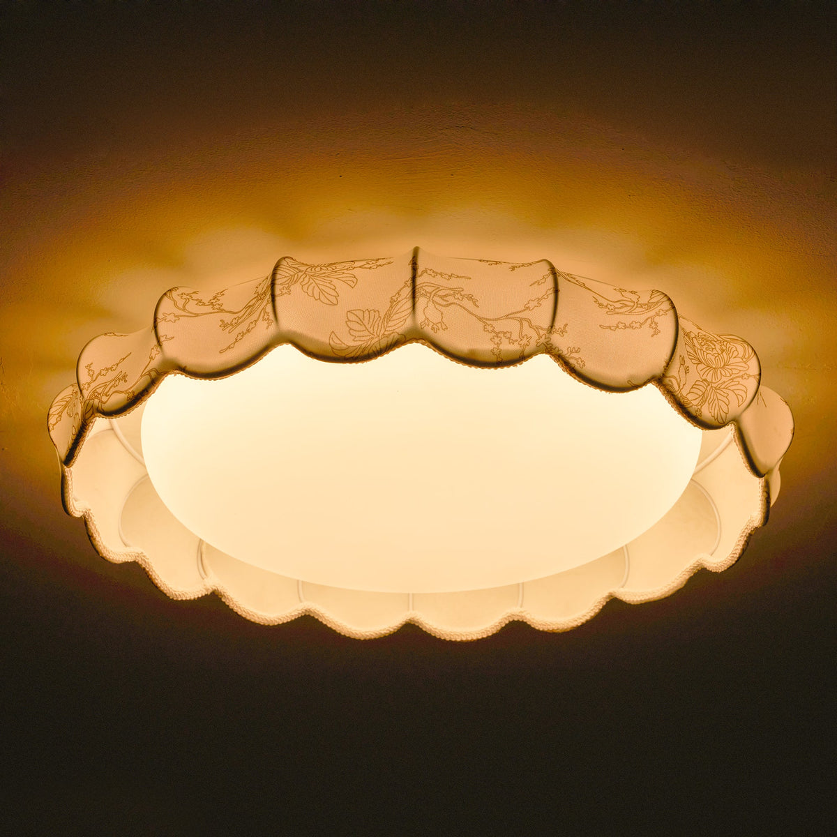 Lunaria Veil Flush Mount Ceiling Light – Modern Designer LED Lamp