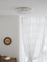 Lunaria Veil Flush Mount Ceiling Light – Modern Designer LED Lamp