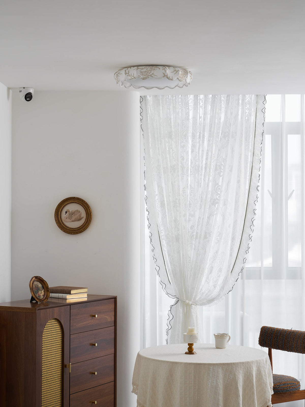 Lunaria Veil Flush Mount Ceiling Light – Modern Designer LED Lamp