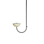 Lunaris Duo Alabaster Pendant Light – Modern Minimalist LED Chandelier