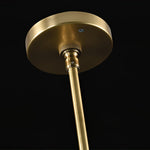 Lunaris Branch Chandelier — Sculptural Brass & Glass Pendant Light
