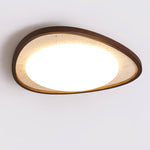 Lunaro Moonstone Travertine Ceiling Light – Modern Flush Mount LED
