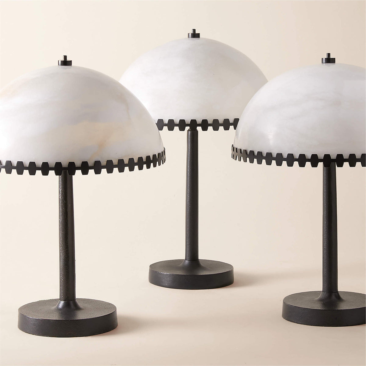 Lunarra Dome Alabaster Table Lamp – Modern Bedside & Living Room Lighting
