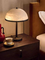 Lunarra Dome Alabaster Table Lamp – Modern Bedside & Living Room Lighting