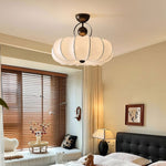 Lunelle Cloud Silk Ceiling Light – Sculptural Flush Mount for Modern Interiors