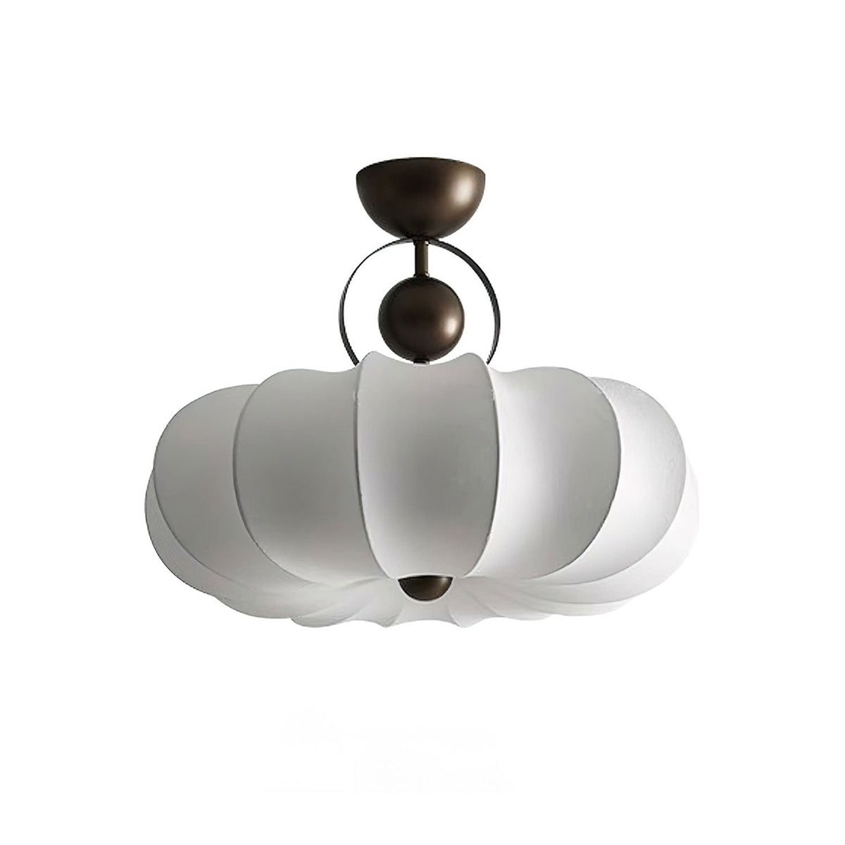 Lunelle Cloud Silk Ceiling Light – Sculptural Flush Mount for Modern Interiors