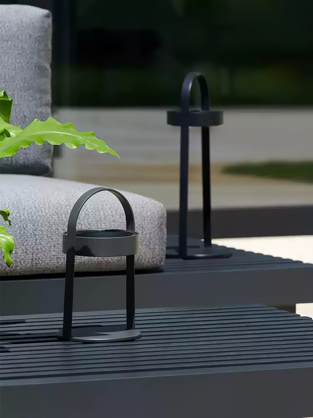 Lunetta Arc Portable LED Table Lamp – Rechargeable Outdoor Lantern