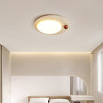 Luno Arte Travertine Ceiling Light – Modern Organic LED Flush Mount