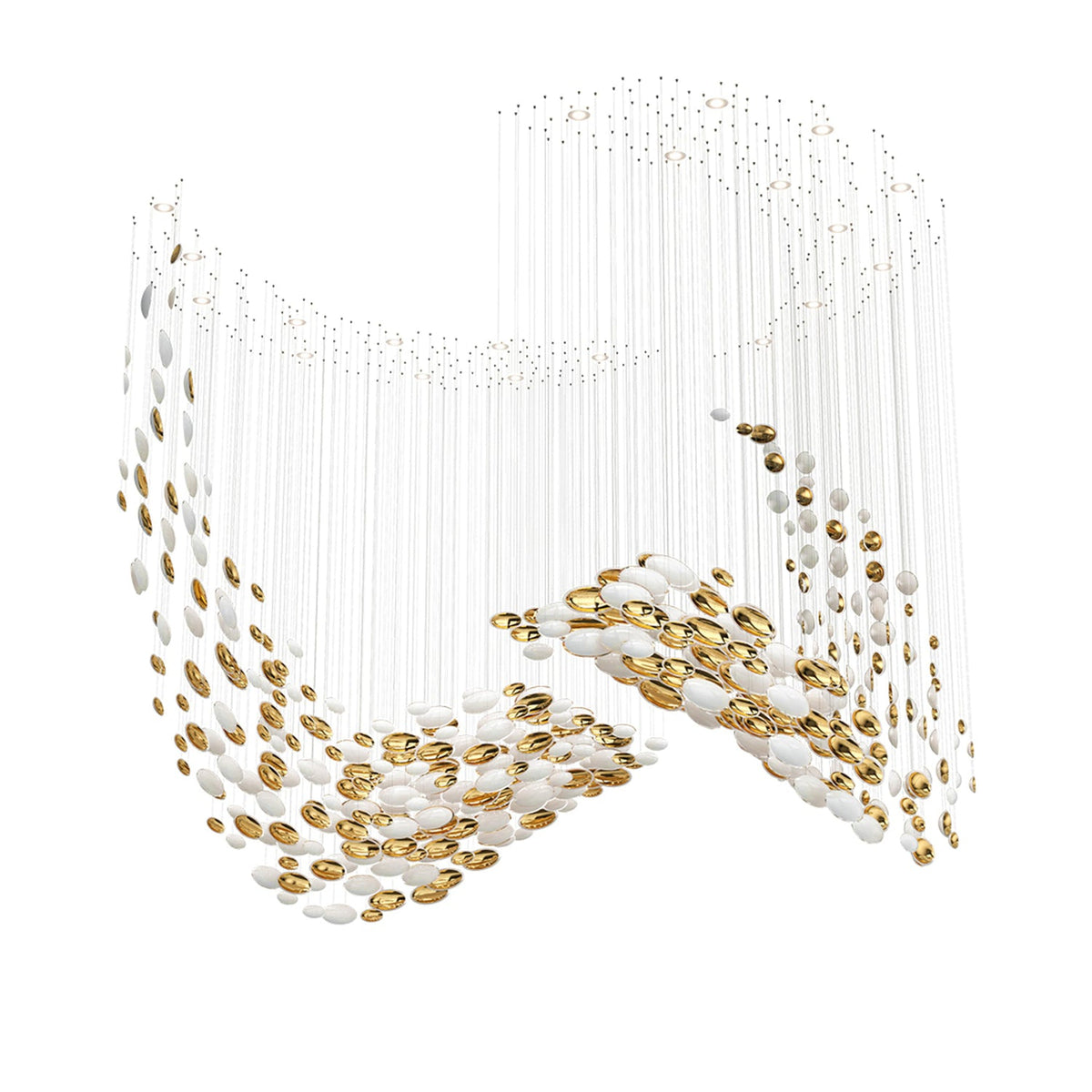 Lustre Bowl Collection Modern Crystal Glass Chandelier