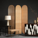 Luxe Leather Table Lamp with Fabric Shade for Modern Interiors