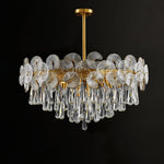Luxurious Droplet Copper Chandelier