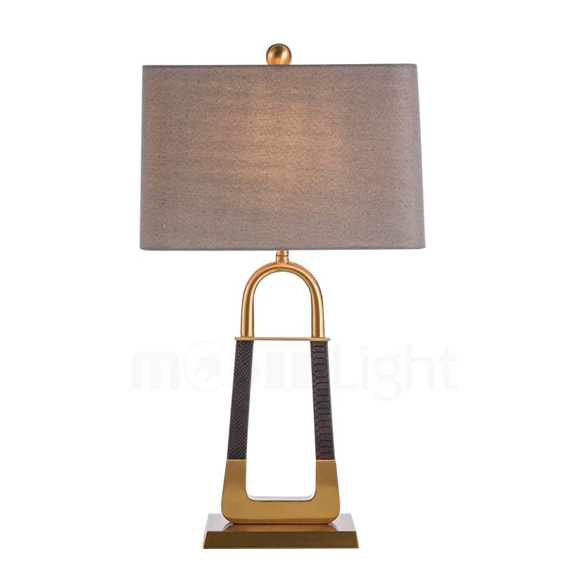 Leather Pattern Table Lamp