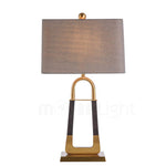 Leather Pattern Table Lamp