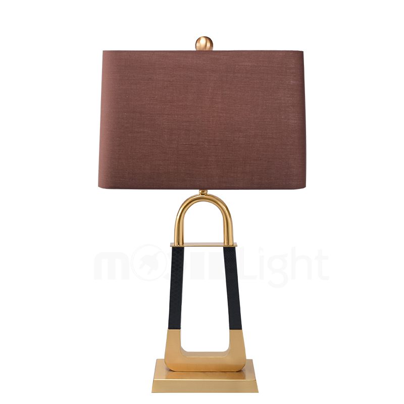 Leather Pattern Table Lamp