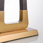 Leather Pattern Table Lamp