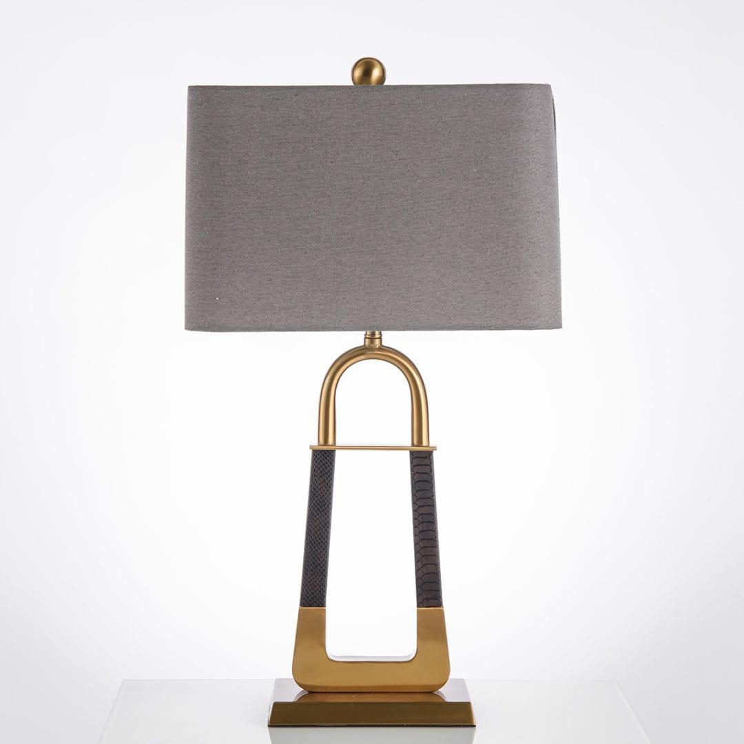 Leather Pattern Table Lamp