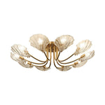 luxury-shell-brass-ceiling-lamp