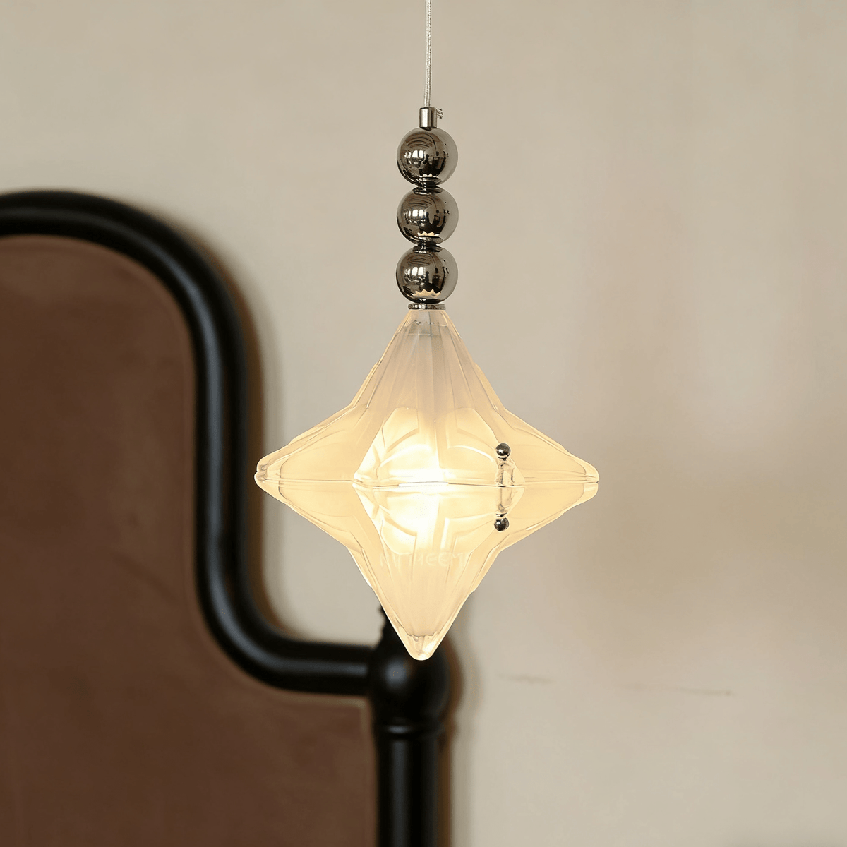Lyra Star Pendant Light – Modern Glass Chandelier for Dining Room & Entryway
