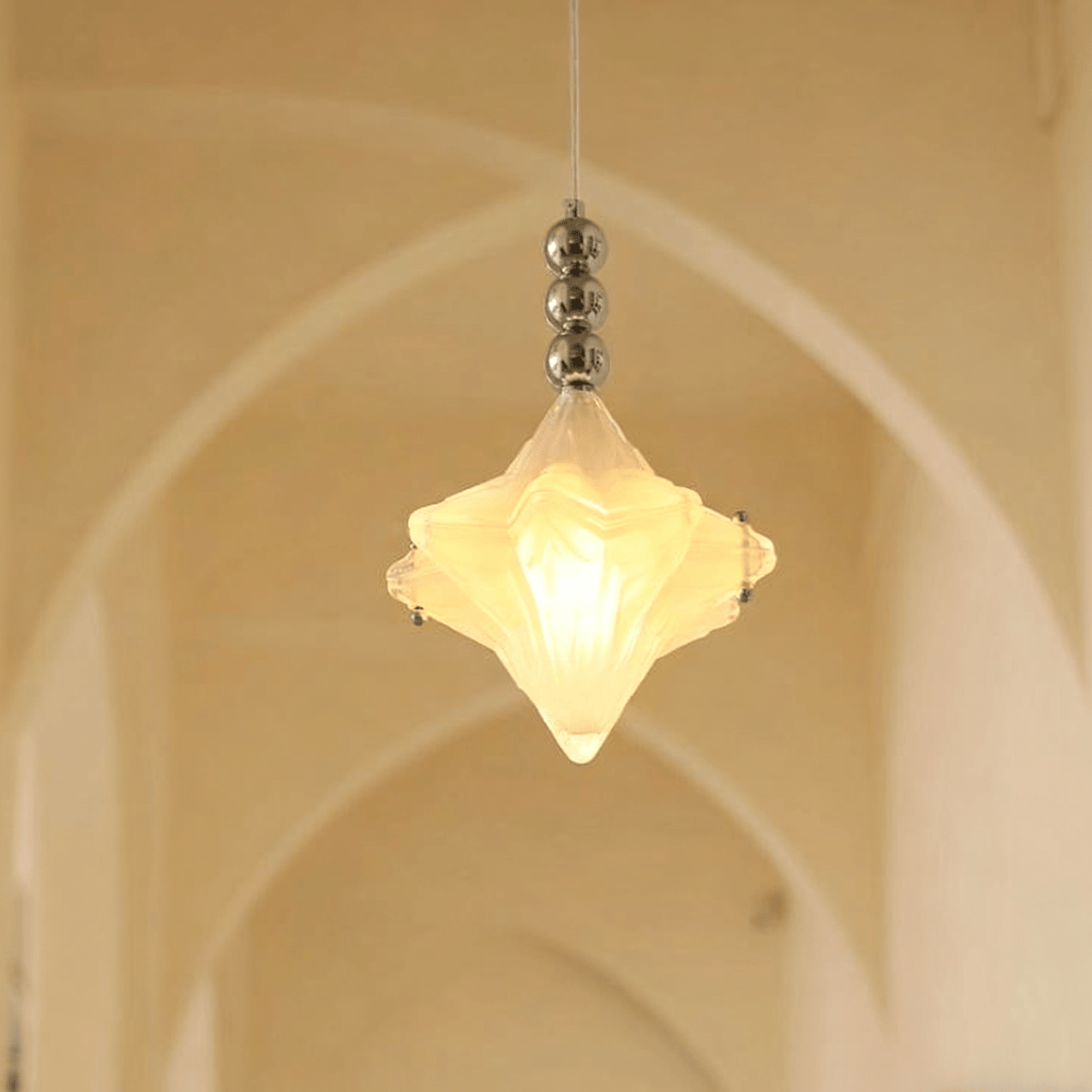 Lyra Star Pendant Light – Modern Glass Chandelier for Dining Room & Entryway
