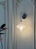 Lyra Star Wall Sconce – Modern Chrome & Glass Wall Light