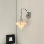 Lyra Star Wall Sconce – Modern Chrome & Glass Wall Light