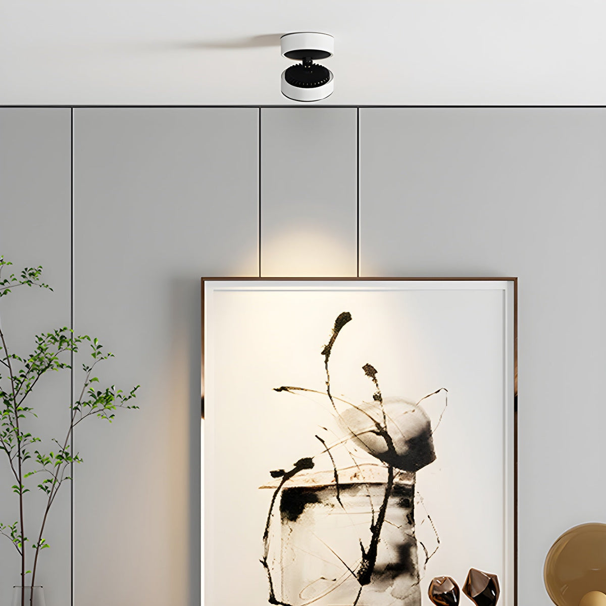 Lyric Adjustable Surface Downlight – Modern Ceiling Spotlight