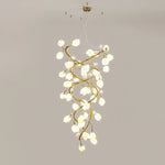 Lysandra Cascade Staircase Chandelier in Gold and Ceramic