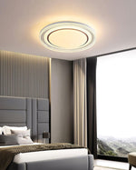Milagro LED Flush Mount Ceiling Light in Iron and Acrylic