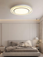 Milagro LED Flush Mount Ceiling Light in Iron and Acrylic