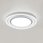 Milagro LED Flush Mount Ceiling Light in Iron and Acrylic