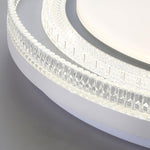 Milagro LED Flush Mount Ceiling Light in Iron and Acrylic