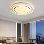 Milagro LED Flush Mount Ceiling Light in Iron and Acrylic