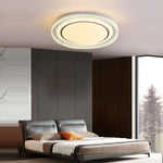 Milagro LED Flush Mount Ceiling Light in Iron and Acrylic