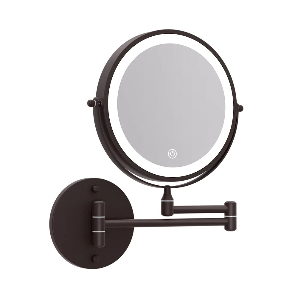 Three Tone Dimming Wall Mounted Makeup Mirror