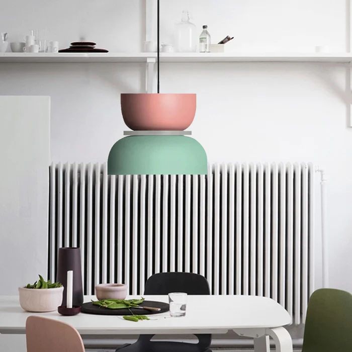 Nordic Simple Macaron Acrylic Chandelier