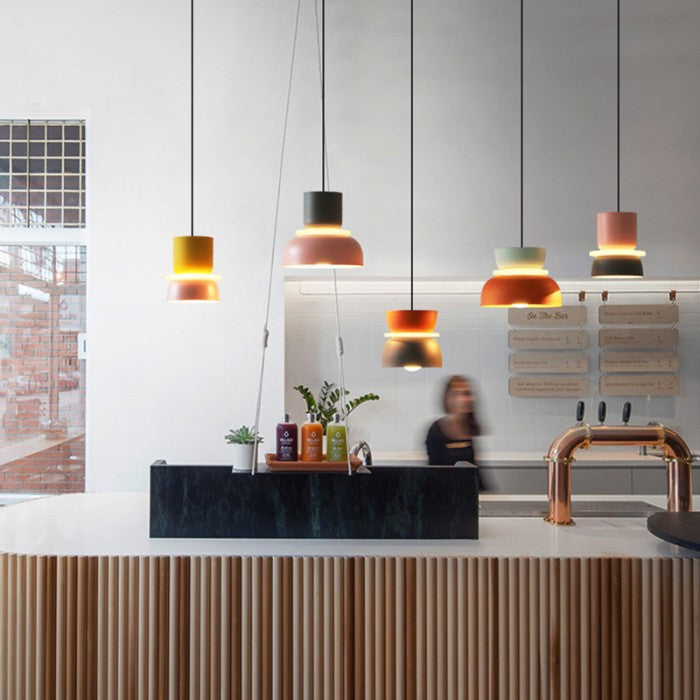 Nordic Simple Macaron Acrylic Chandelier