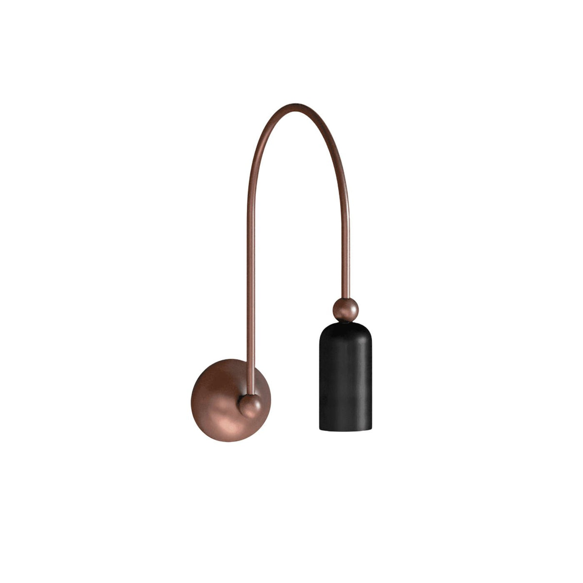 Madame Sculptural Wall Sconce in Metal for Modern Interiors
